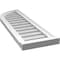 Ekena Millwork Quarter Round Top Left Surface Mount PVC Gable Vent w/ 2"W x 2"P Brickmould Sill Frame, 12"W x 38"H GVPQL12X3803SN - alternate 4